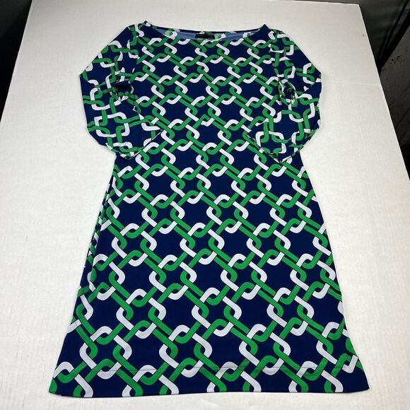 Banana Republic Dresses & Skirts - Banana Republic Work Shift Medallion Print 3/4 Sleeve Stretchy Pullover SMALL